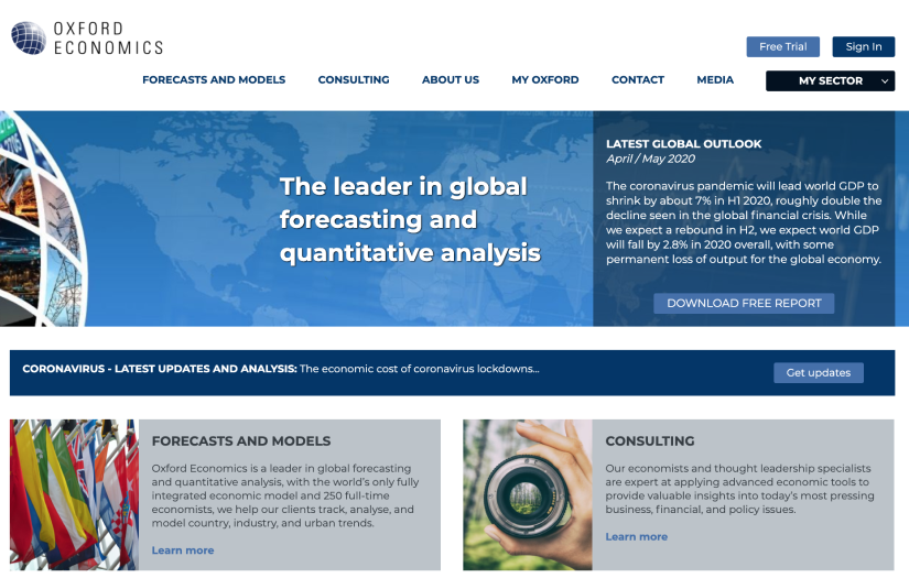 Delivering Critical Analysis with Oxford Economics screenshot 1